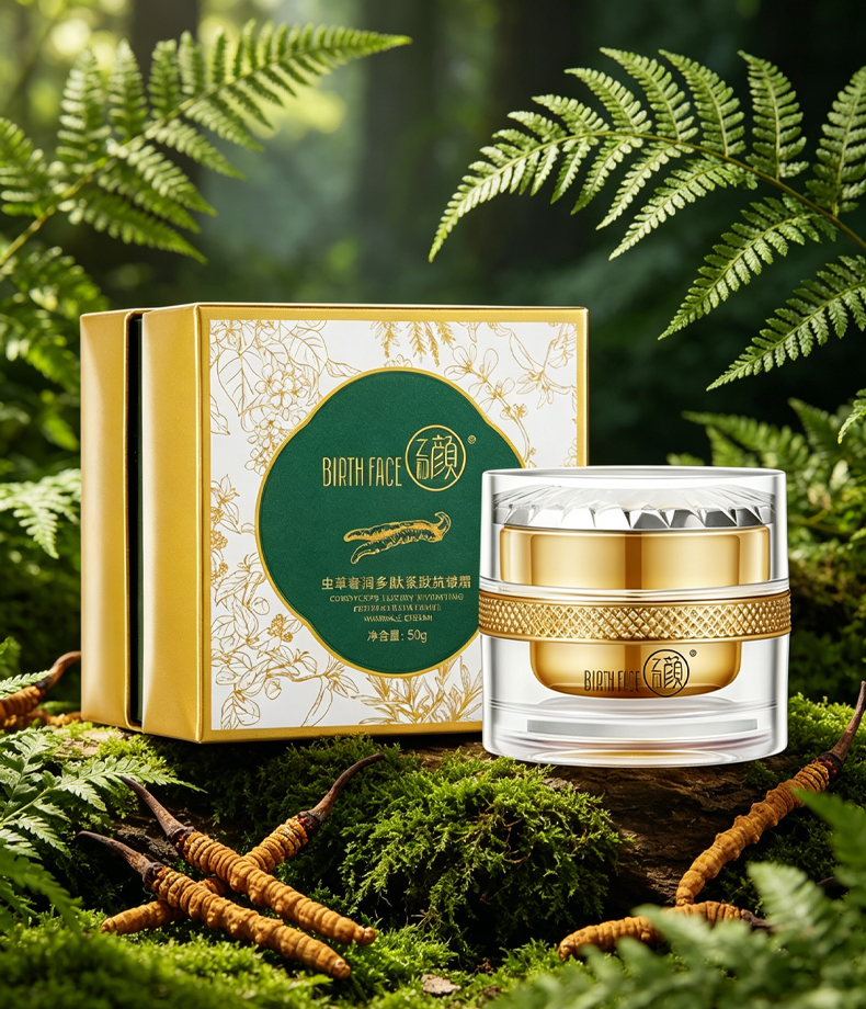 颜之初虫草奢润多因多肽紧致抗皱霜